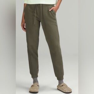 Lululemon Detailed Dark Olive Jogger